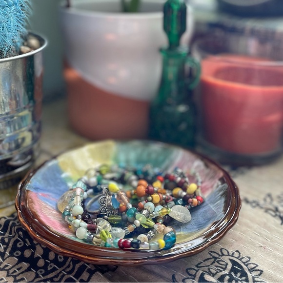 Vintage Tilso Hand Painted Original Pottery Dish Made In Japan - Picture 14 of 14